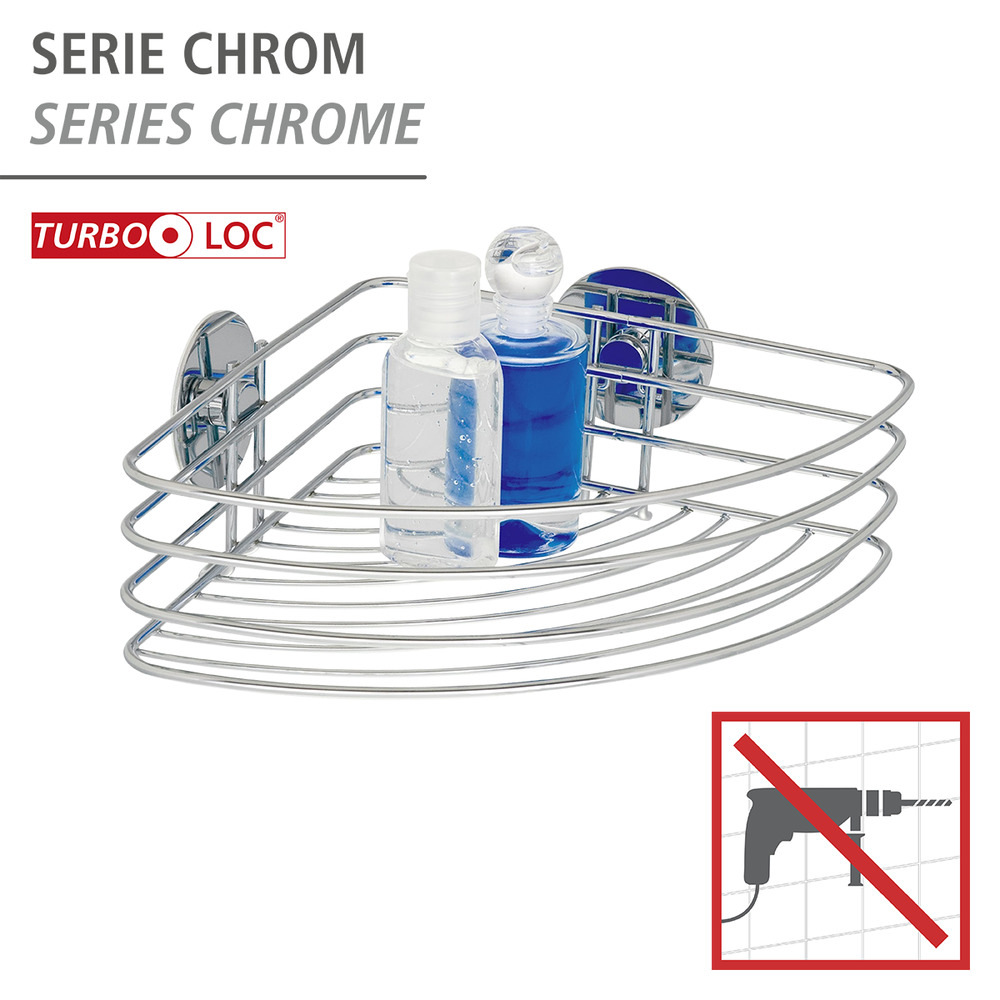 Turbo-Loc® étagère d'angle  fixer sans percer