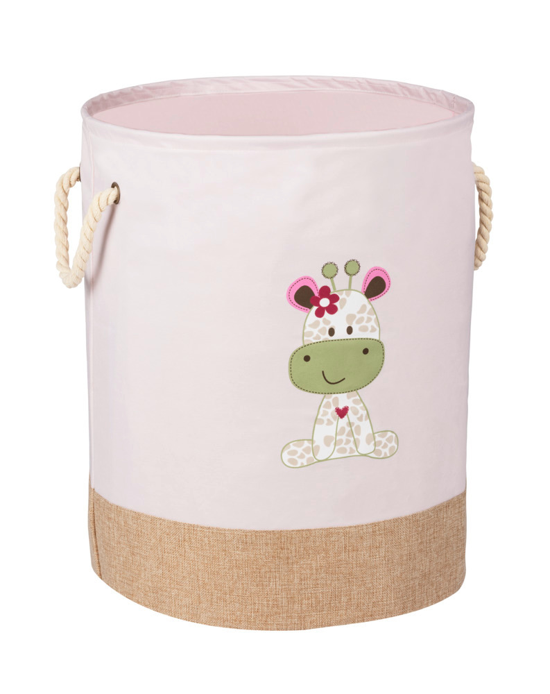 Panier à linge Kids Greta rond  Panier à linge, 63 l, rose