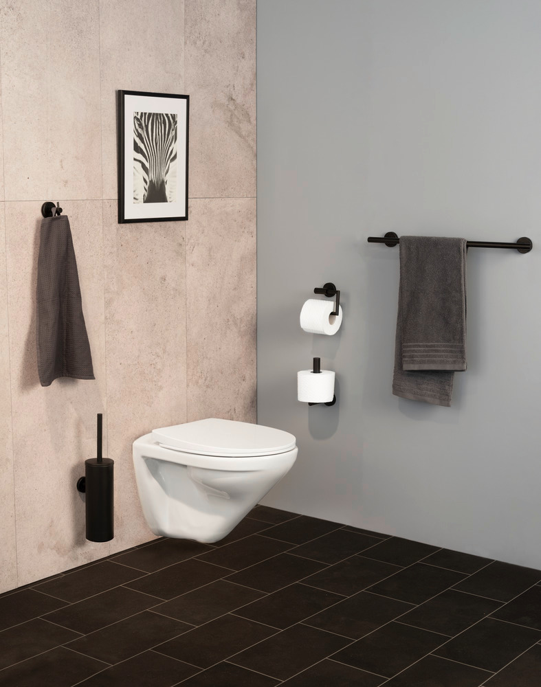 Dérouleur papier WC Bosio Black mat  inoxydable