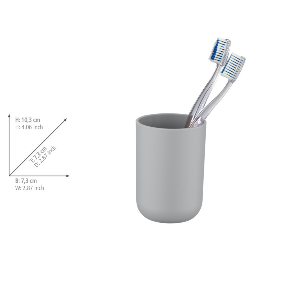 Gobelet Brasil gris  plastique incassable