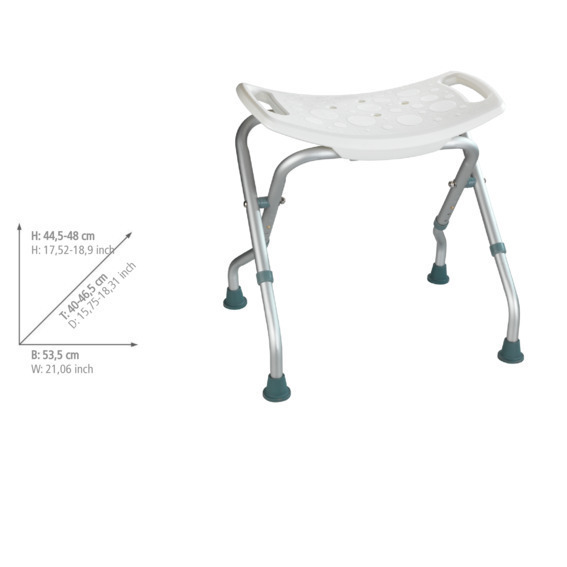 Tabouret de douche Secura  repliable