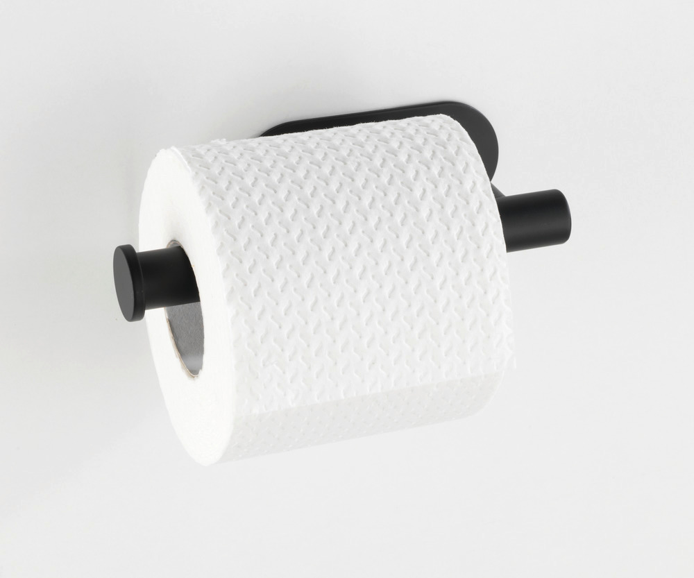 Turbo-Loc® Dérouleur papier WC Orea Black mat  fixer sans percer