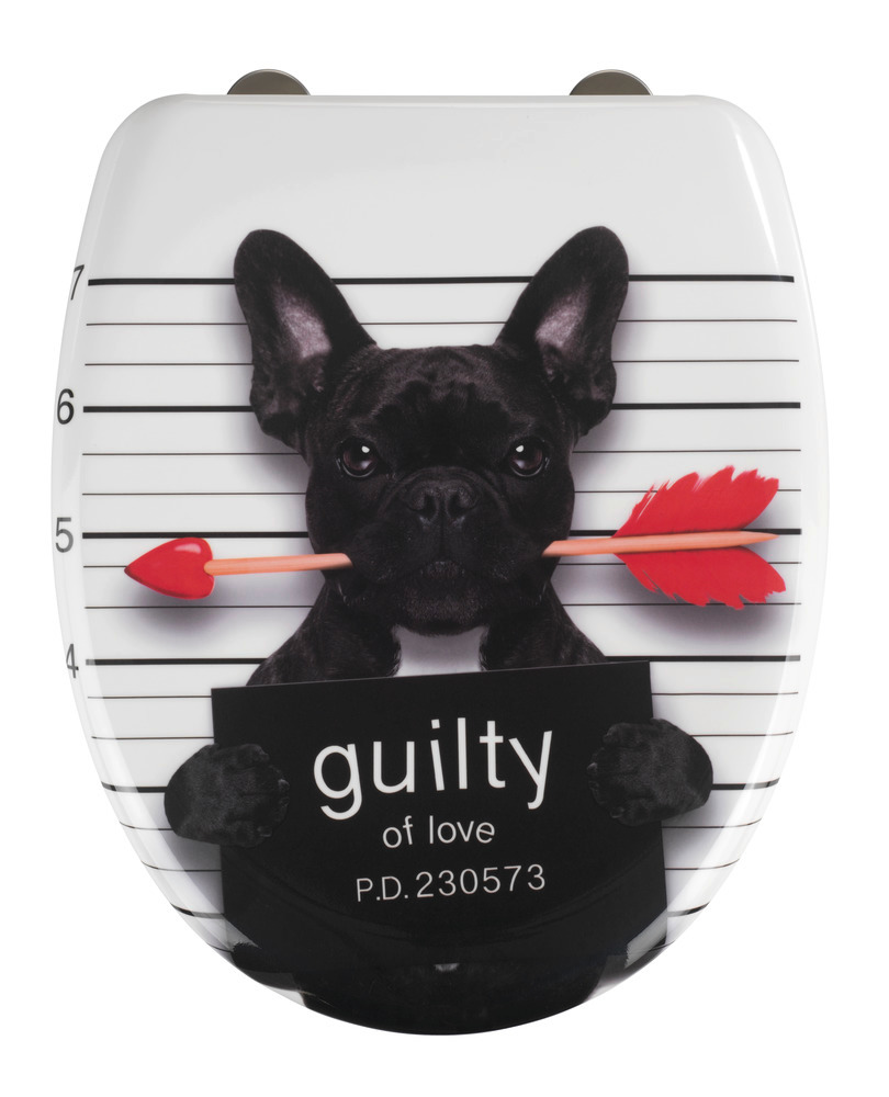 Abattant WC Guilty Dog  abaissement automatique