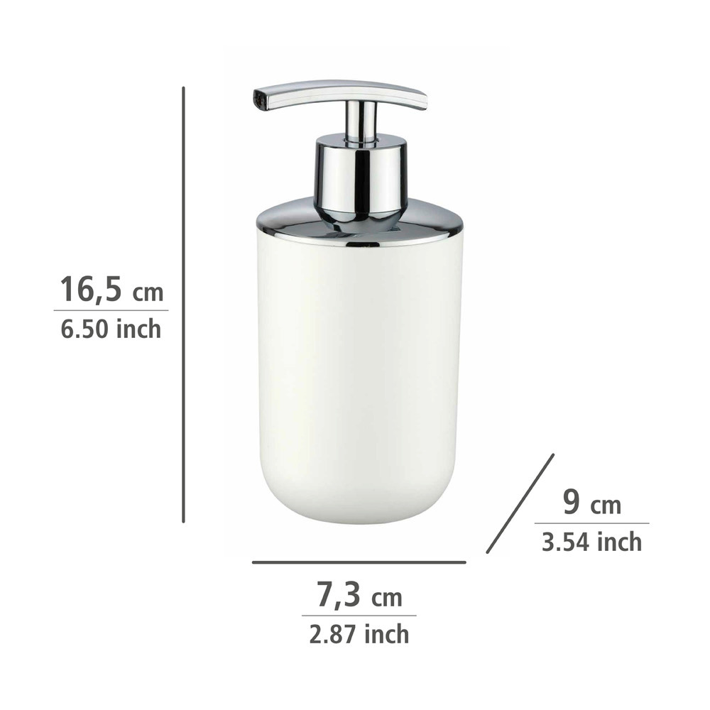 Ensemble d'accessoires de salle de bain Brasil Blanc 4 pièces  incassable