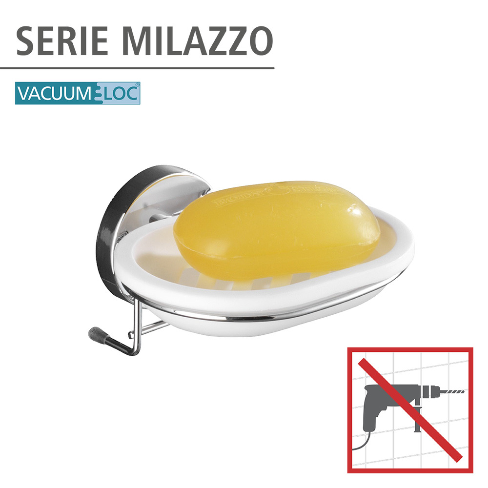 Vacuum-Loc® porte savon mural Milazzo  fixer sans percer