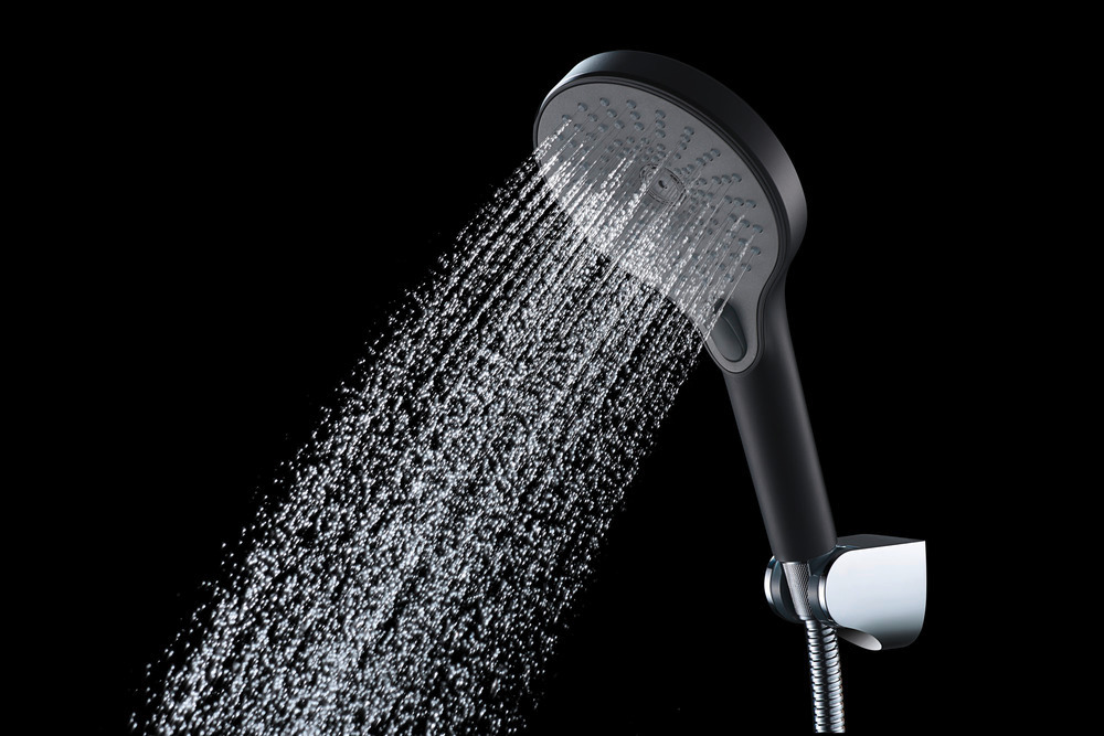 Support pommeau de douche, Libertà, Chrome  Fixation sans perçage