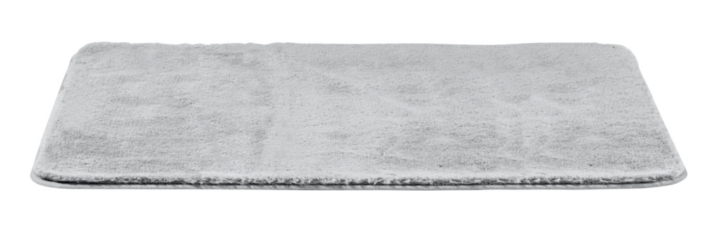 Tapis de bain Saravan gris clair  épaisseur de 2 cm