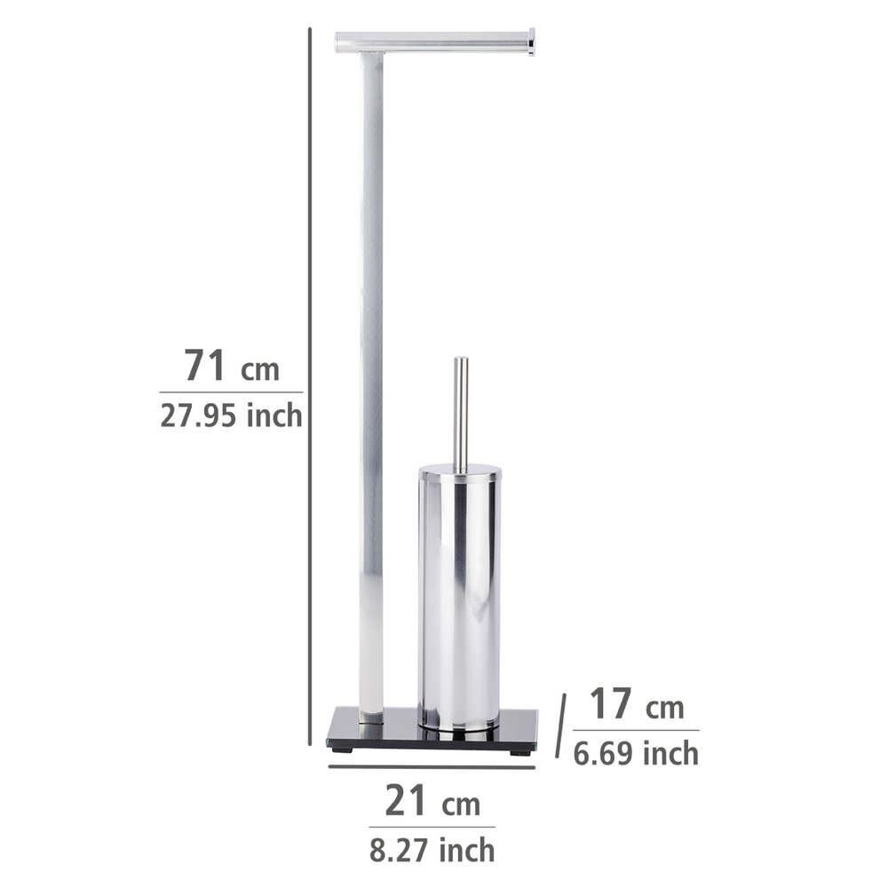 Combiné WC Lava  en acier inoxydable