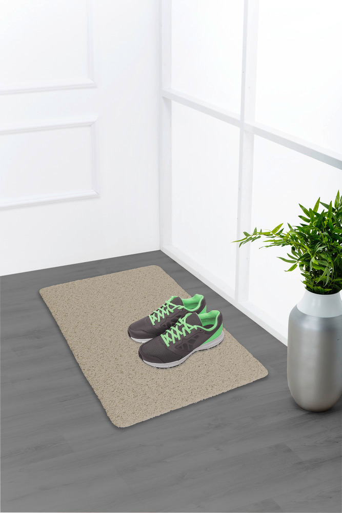 Tapis Indoor & Outdoor Loop Taupe  avec structure antidérapante