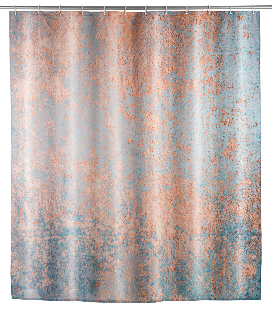 Rideau de douche Agate  Textile (polyester), 180 x 200 cm, hydrofuge, lavable