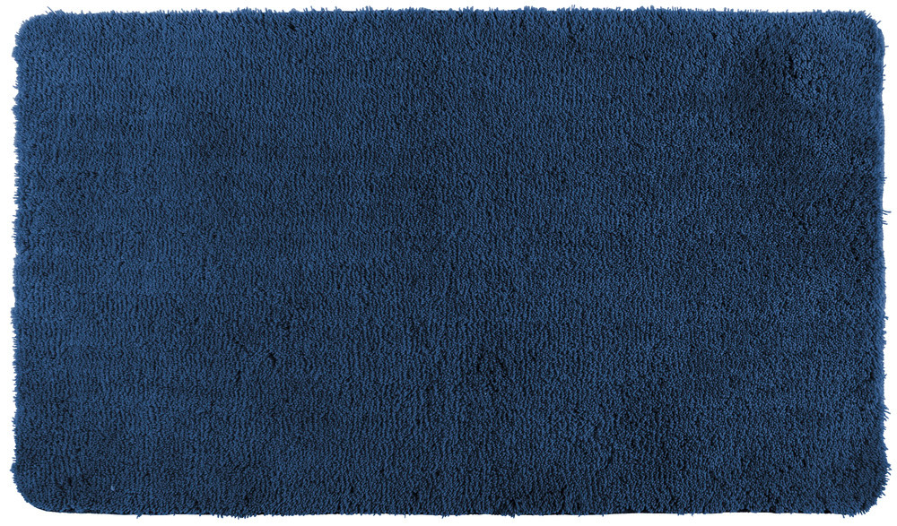 Tapis de bain Belize bleu marine  microfibre