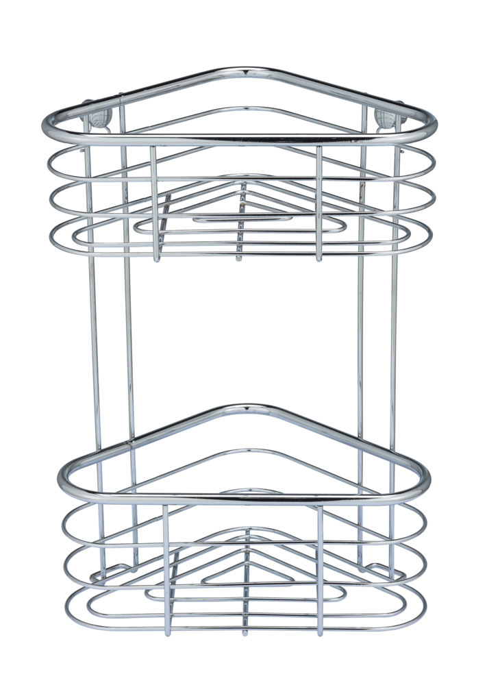 Étagère d'angle  Paniers extra profonds pour les flacons de shampooing et de gel douche