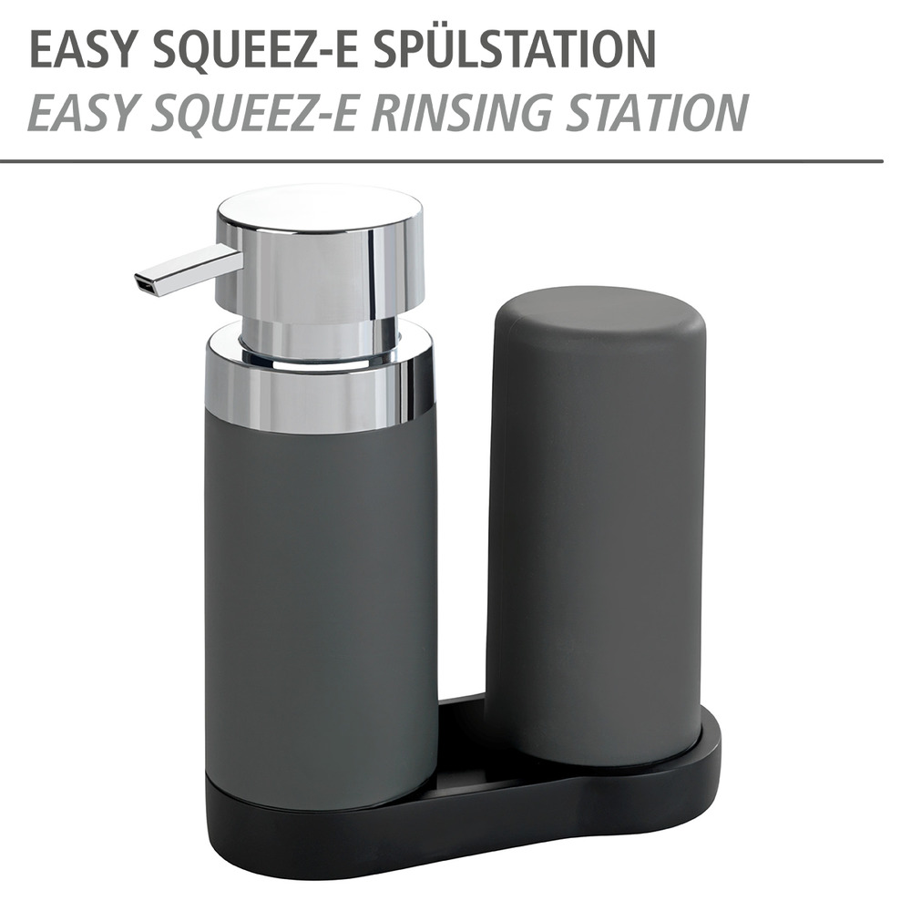 Station de lavage Easy-Squeeze gris  Organisateur d'évier