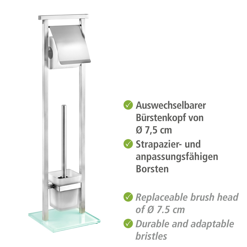 Combiné WC Debar  en acier inoxydable