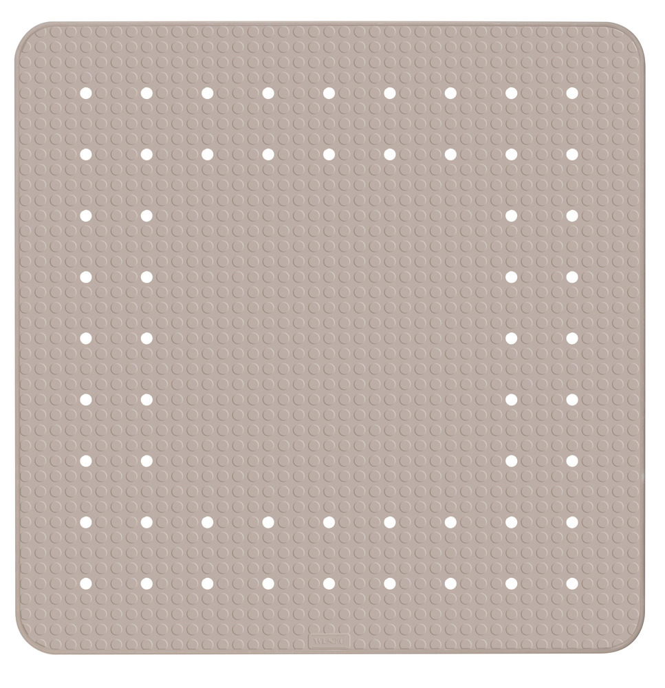 Tapis de douche Mirasol taupe  54 x 54 cm