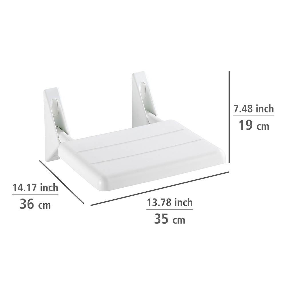 Siège de douche repliable Secura  capacité de charge 120 kg