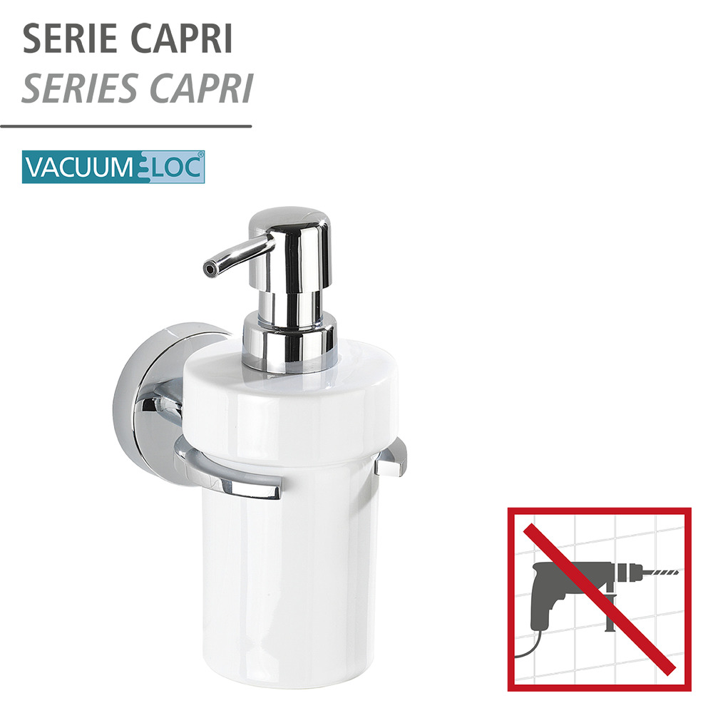 Vacuum-Loc® distributeur de savon Capri  fixer sans percer