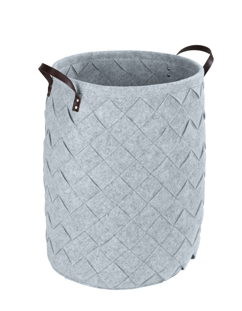 Panier à linge Trovo gris  corbeille à linge, 75 l