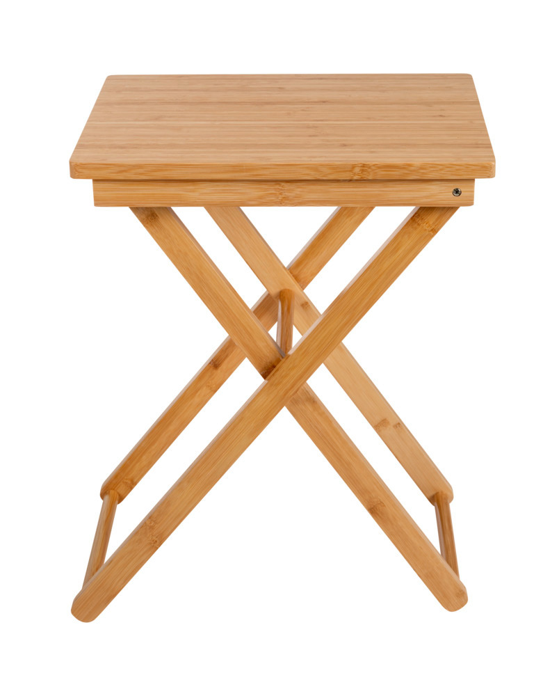 Table pliante Maui, en bambou  Étagère pliable peu encombrante