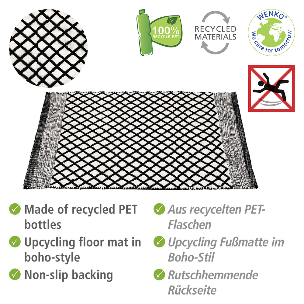 Tapis de bain Tara  50x80cm, 100% PET recyclé