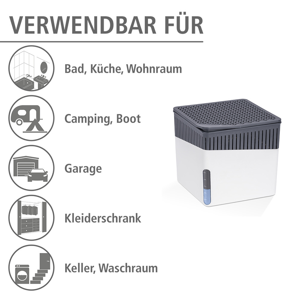 Déshumidificateur d'intérieur Cube - recharge de 500 g  Déshumidificateur d'air