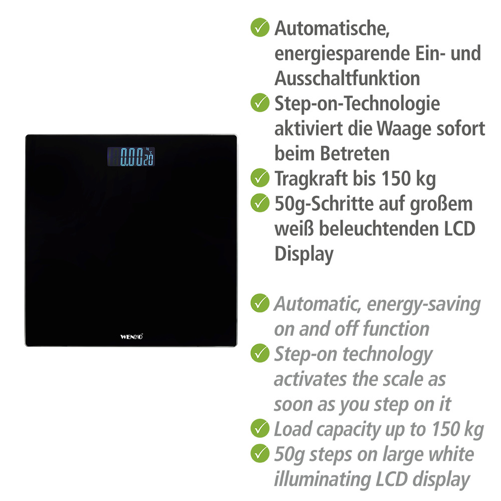 Pèse personne digital avec écran LCD  Pèse-personne numérique avec écran LCD