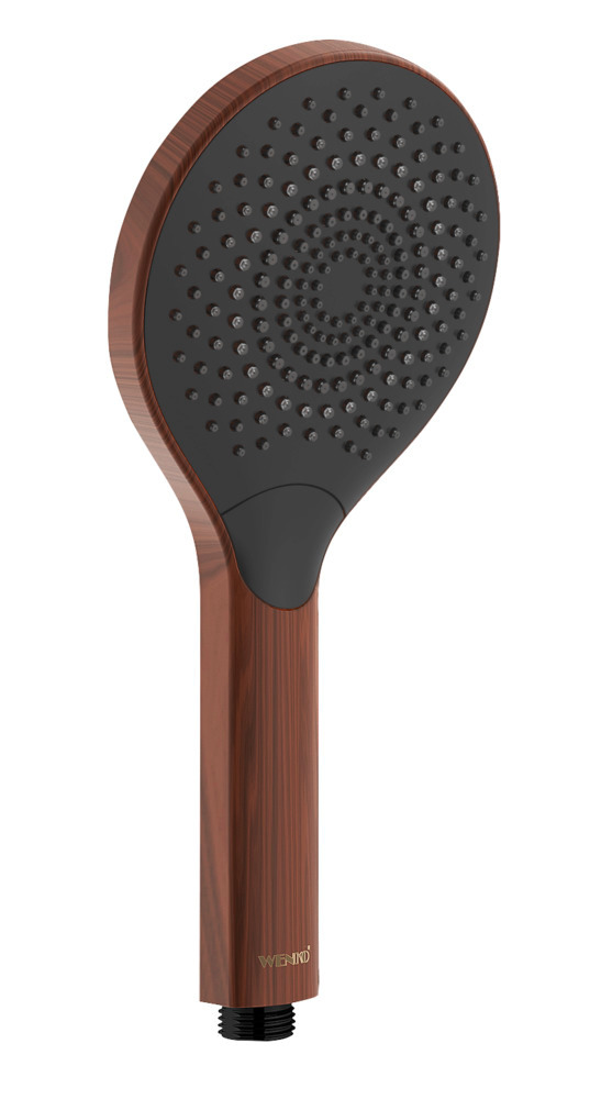 Pommeau de douche Wood  Ø 12 cm, économiseur d'eau