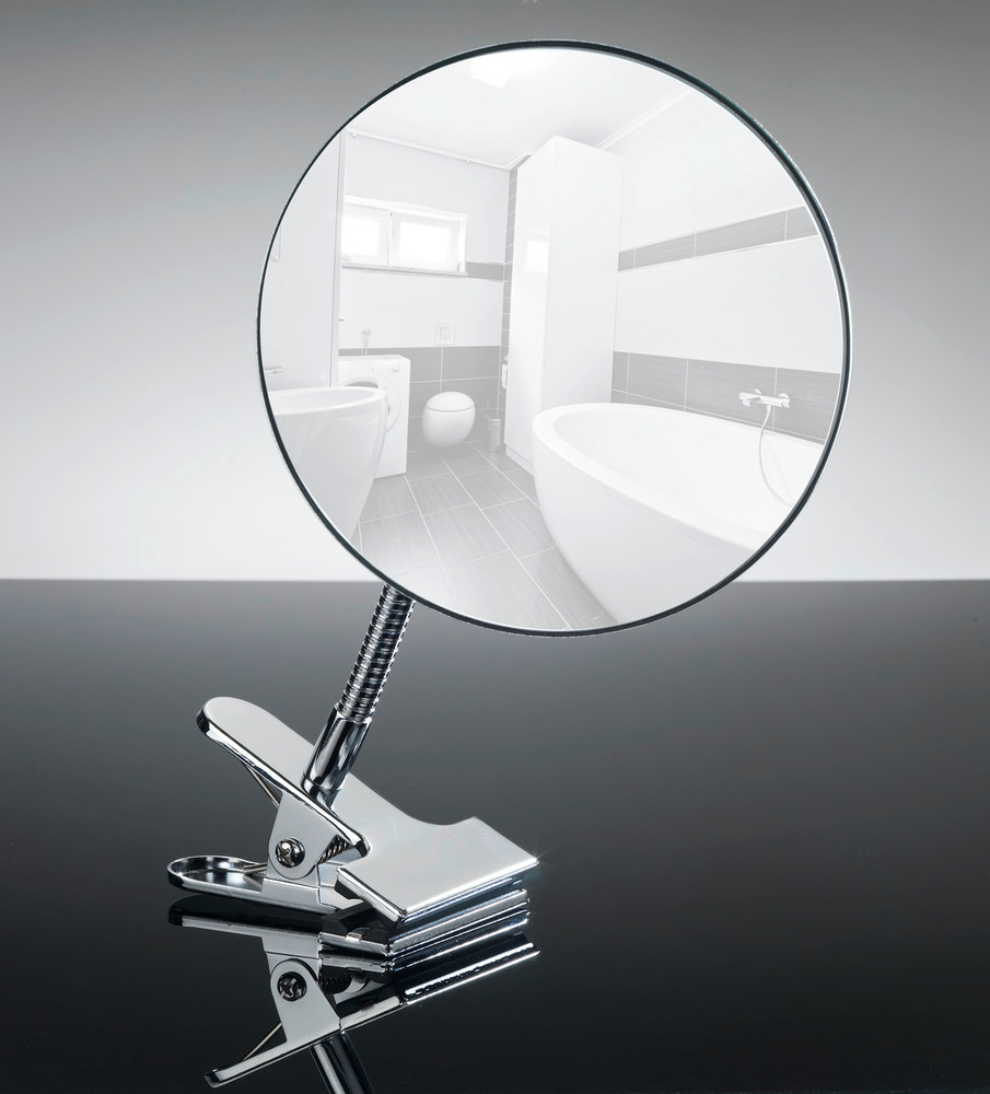 Miroir grossissant salle de bain, x5, à clipser  grossissement de 5x