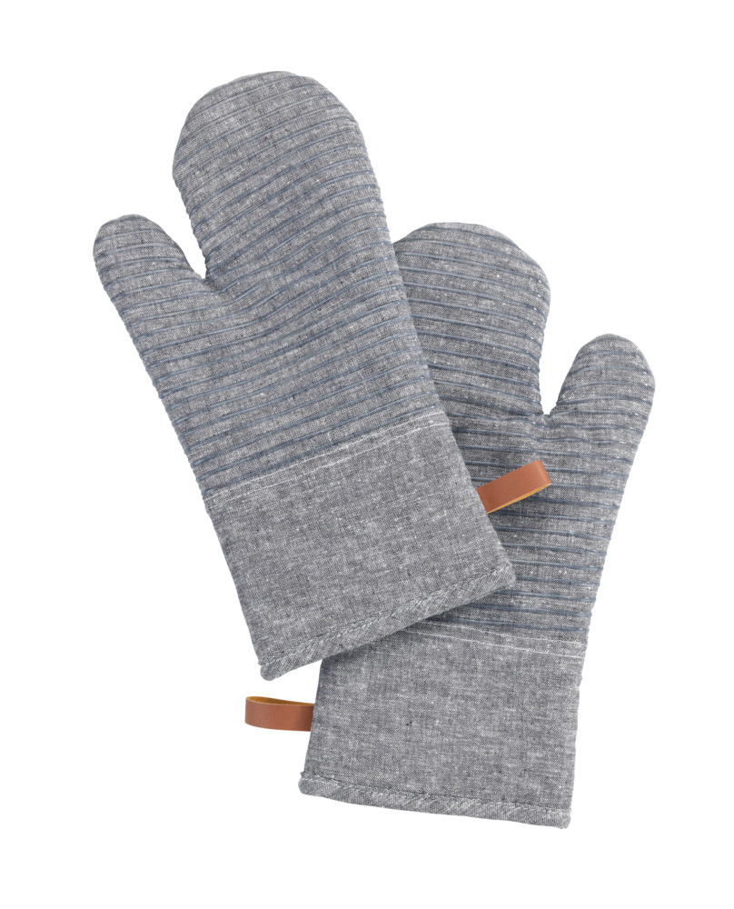 Gants de cuisine Ada Stripes  gris