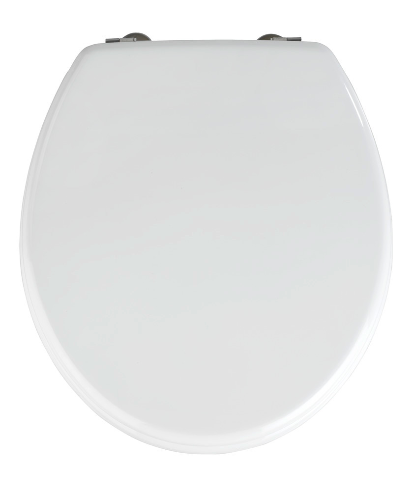 Abattant WC Prima blanc  MDF, fixation en acier inox