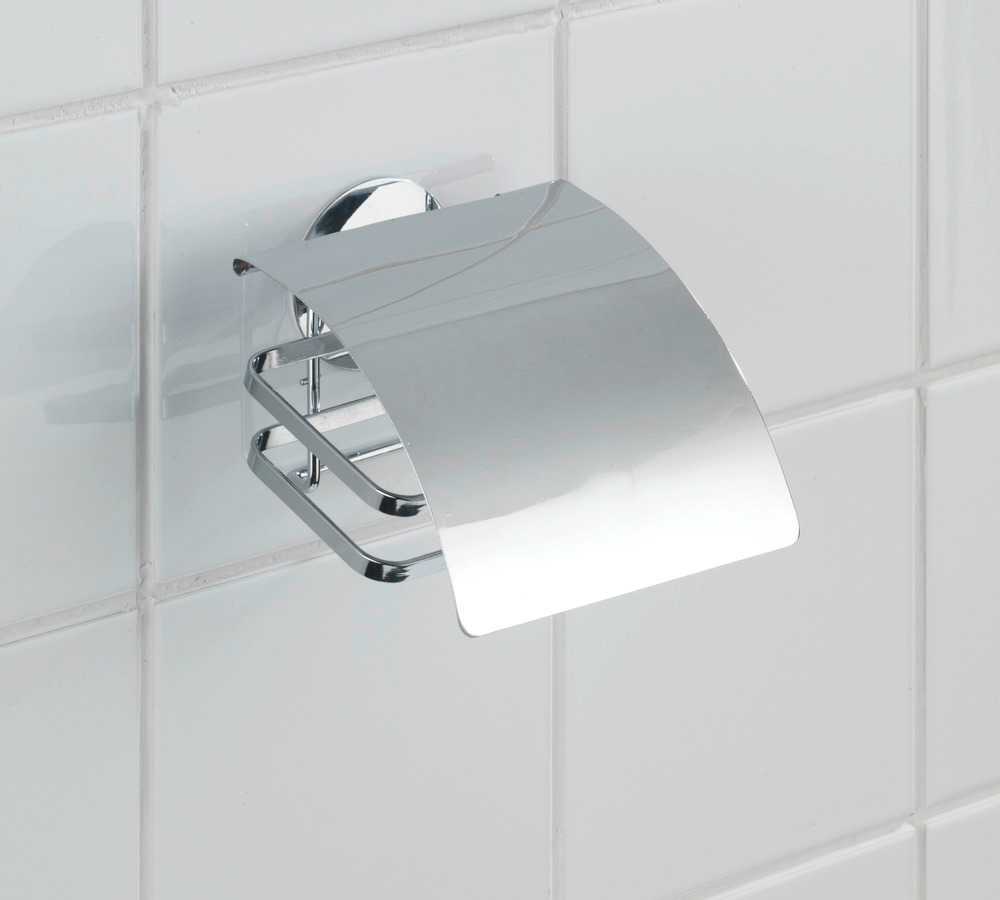 Turbo-Loc® dérouleur papier WC avec couvercle Cover  acier inox, fixer sans percer