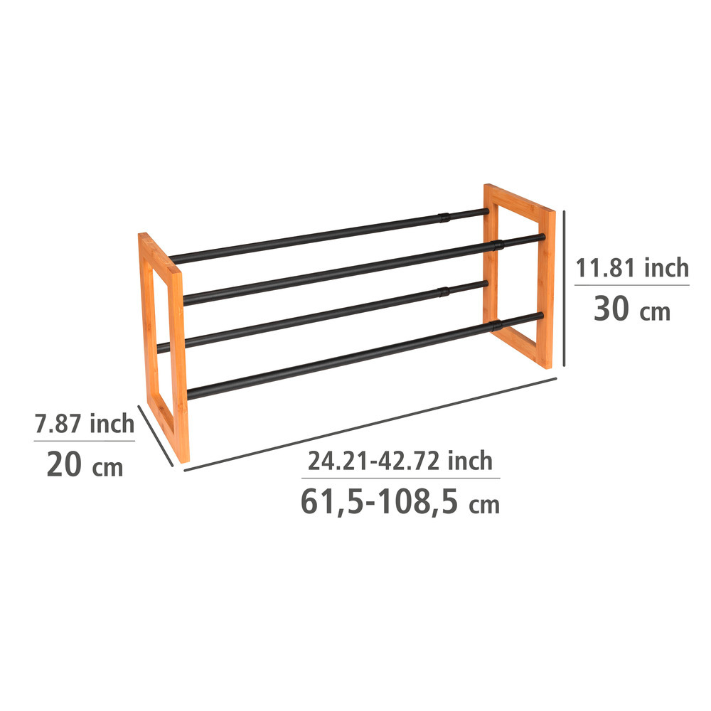 Étagère à chaussures Ecori  extensible et empilable