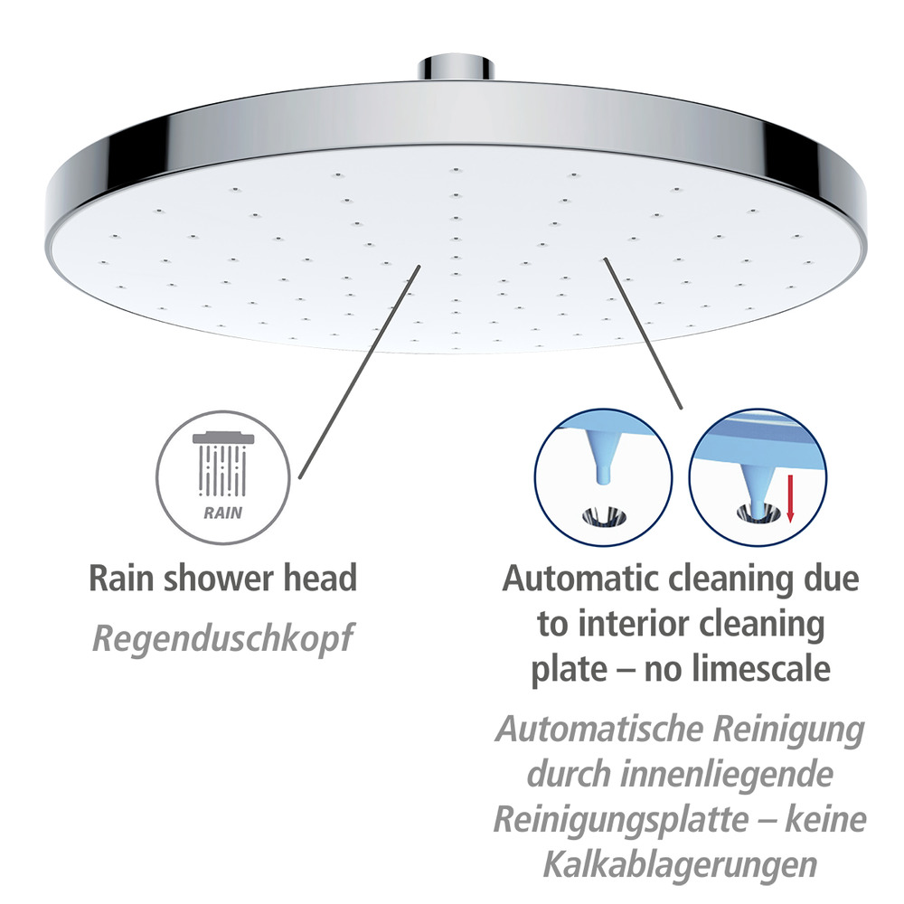 Douche de pluie Automatic Cleaning  Ø 22,5 cm