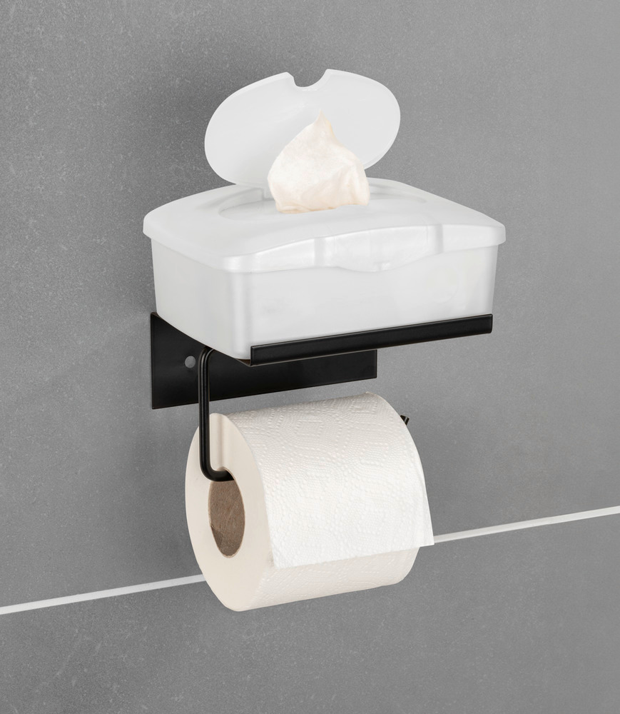 Distributeur de papier toilette Desulo Noir  avec tablette