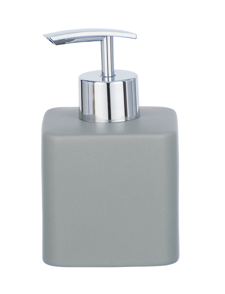 Distributeur de savon Hexa gris  céramique, 290 ml