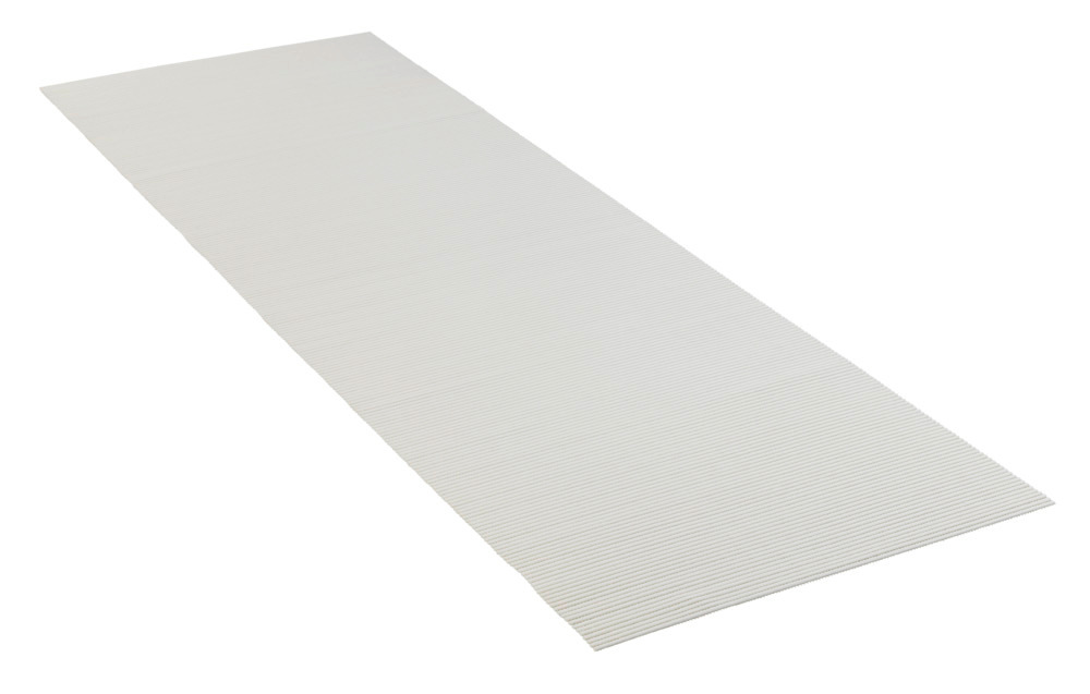 Tapis de bain en mousse souple, 65x200 cm, Uni beige  usage dans toute la maison, antidérapant