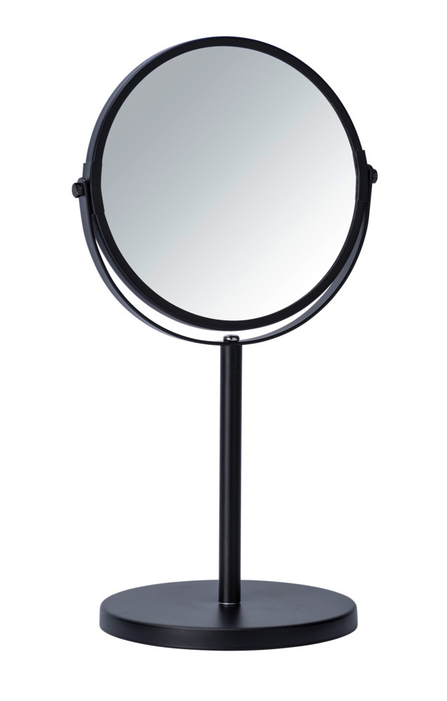 Miroir cosmétique Assisi Noir  Ø 17 cm