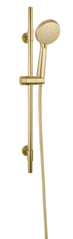 Set de douche Young Gold matt  Longueur de la barre : 66 cm