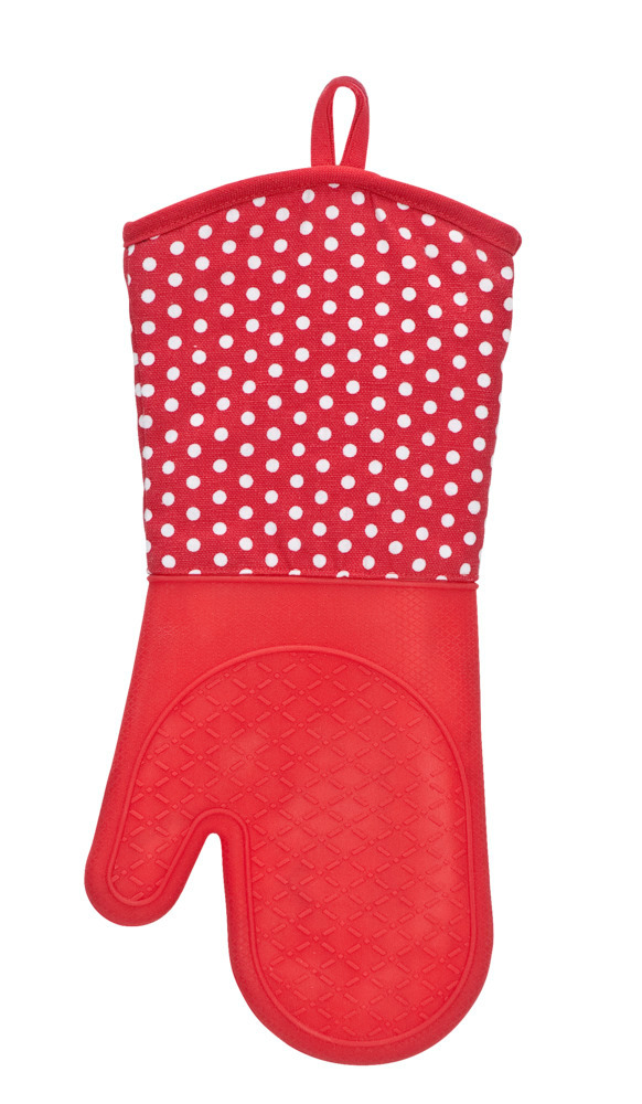 Gants de cuisine Silicone rouge  1 paire