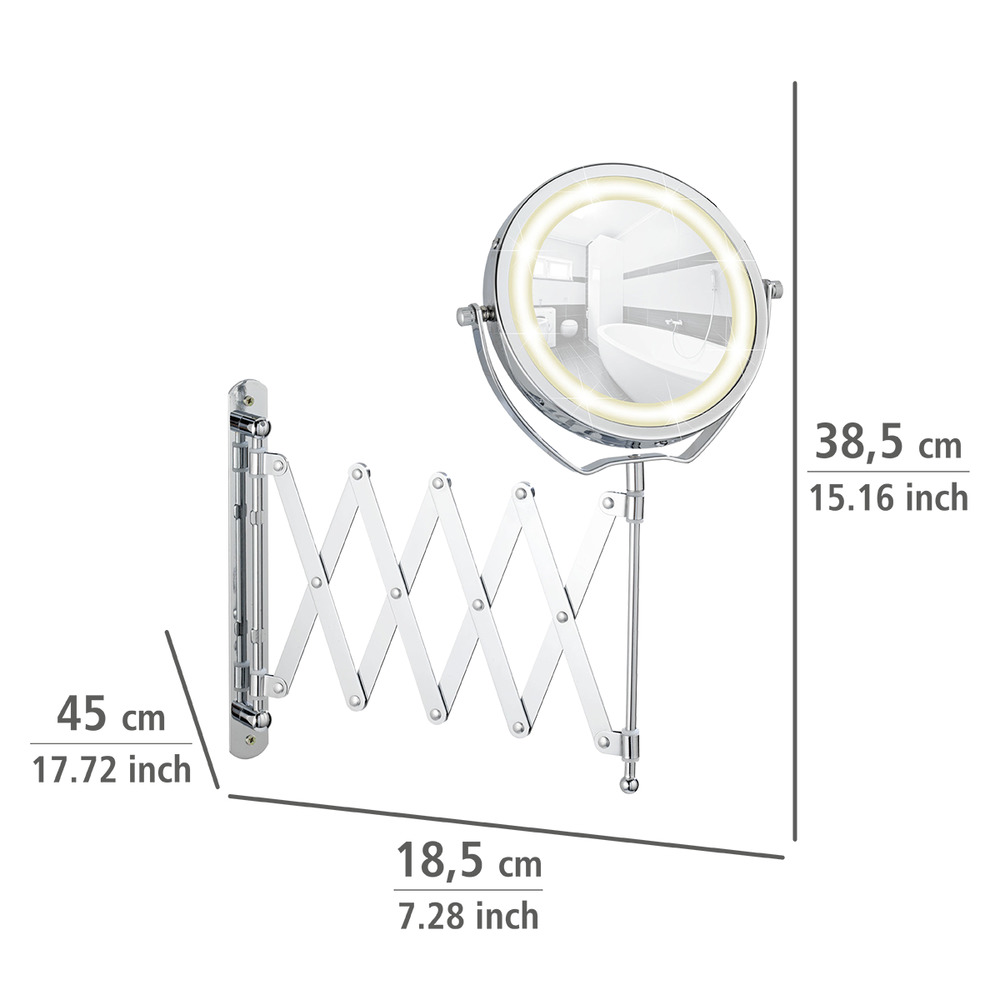 Miroir cosmétique mural télescope Brolo  3