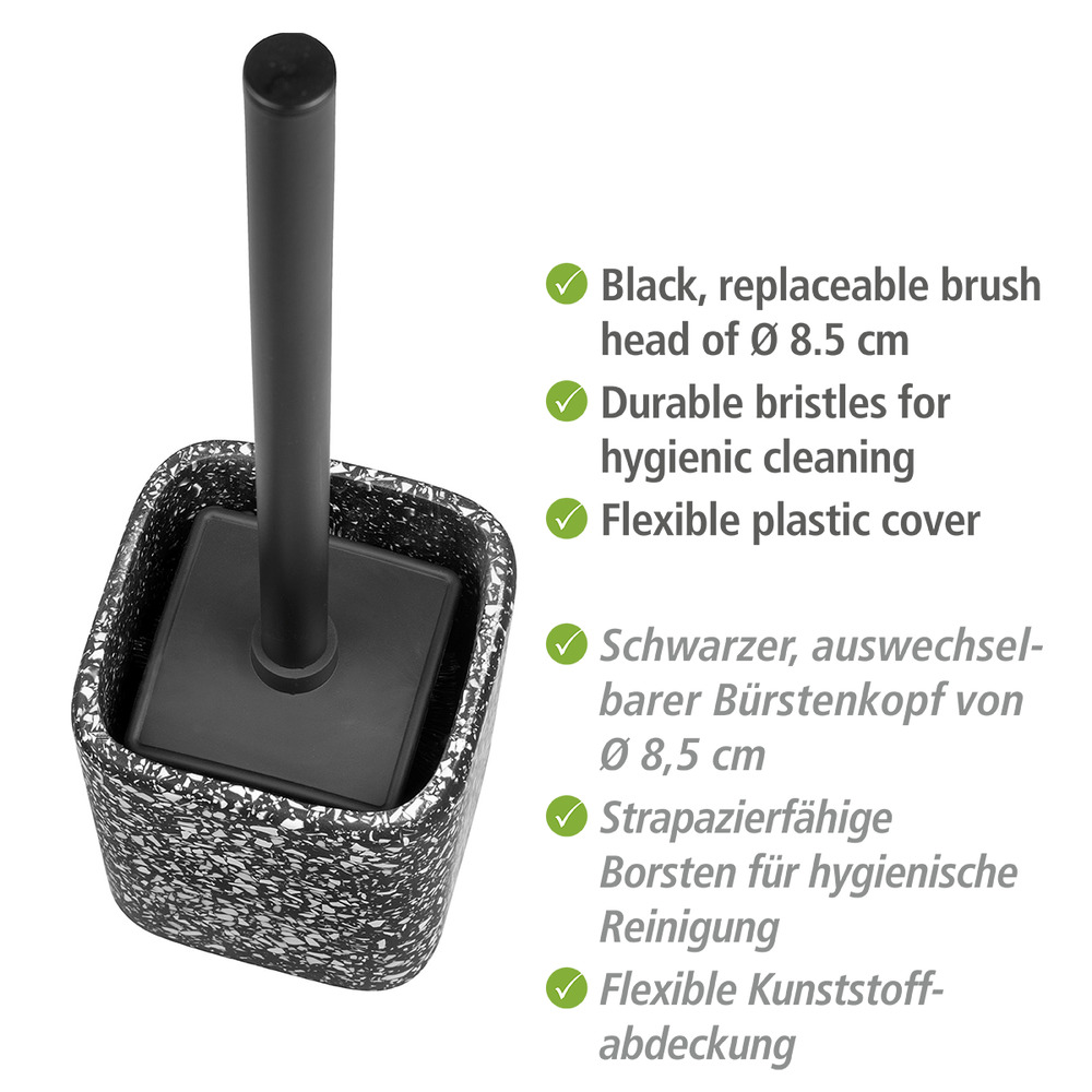 Brosse WC Terrazzo, noir  Brosse WC