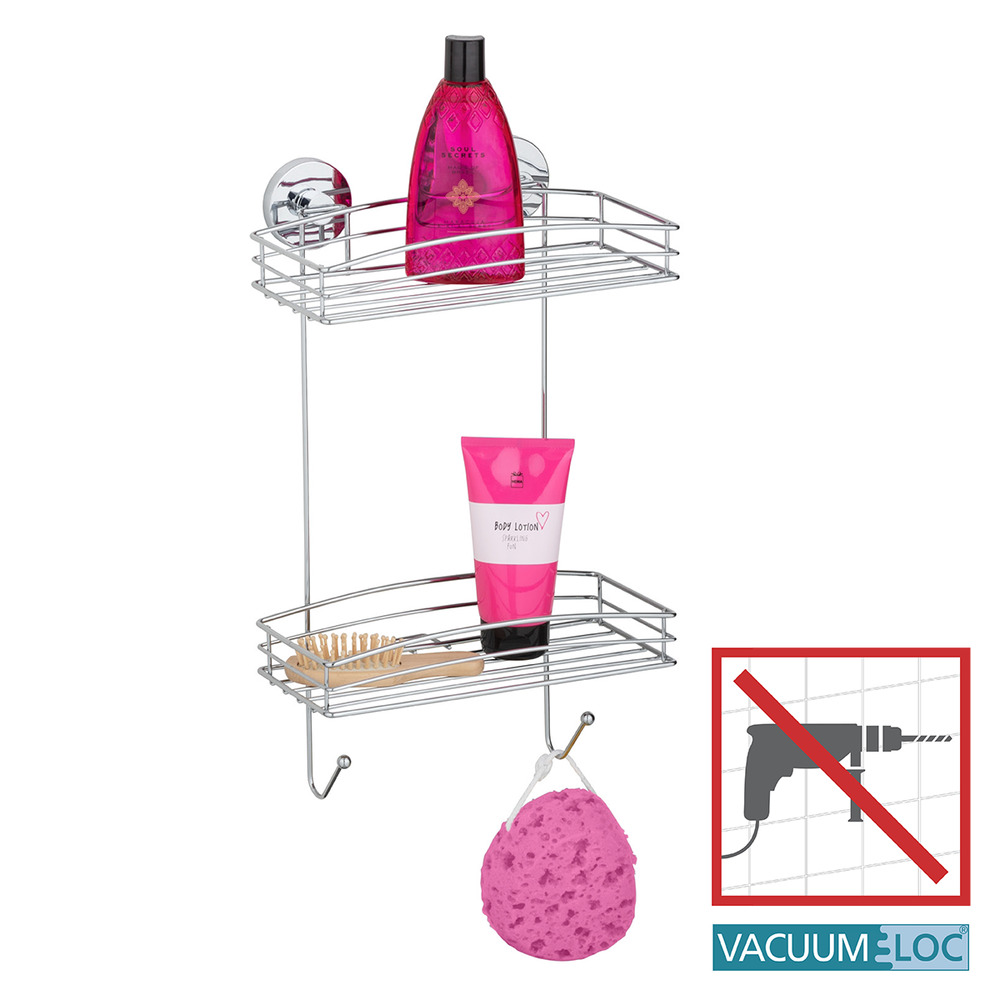 Vacuum-Loc®etagère murale à 2 niveaux  fixer sans percer