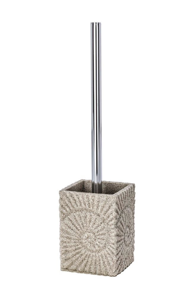 Brosse WC Fossil beige  polyrésine