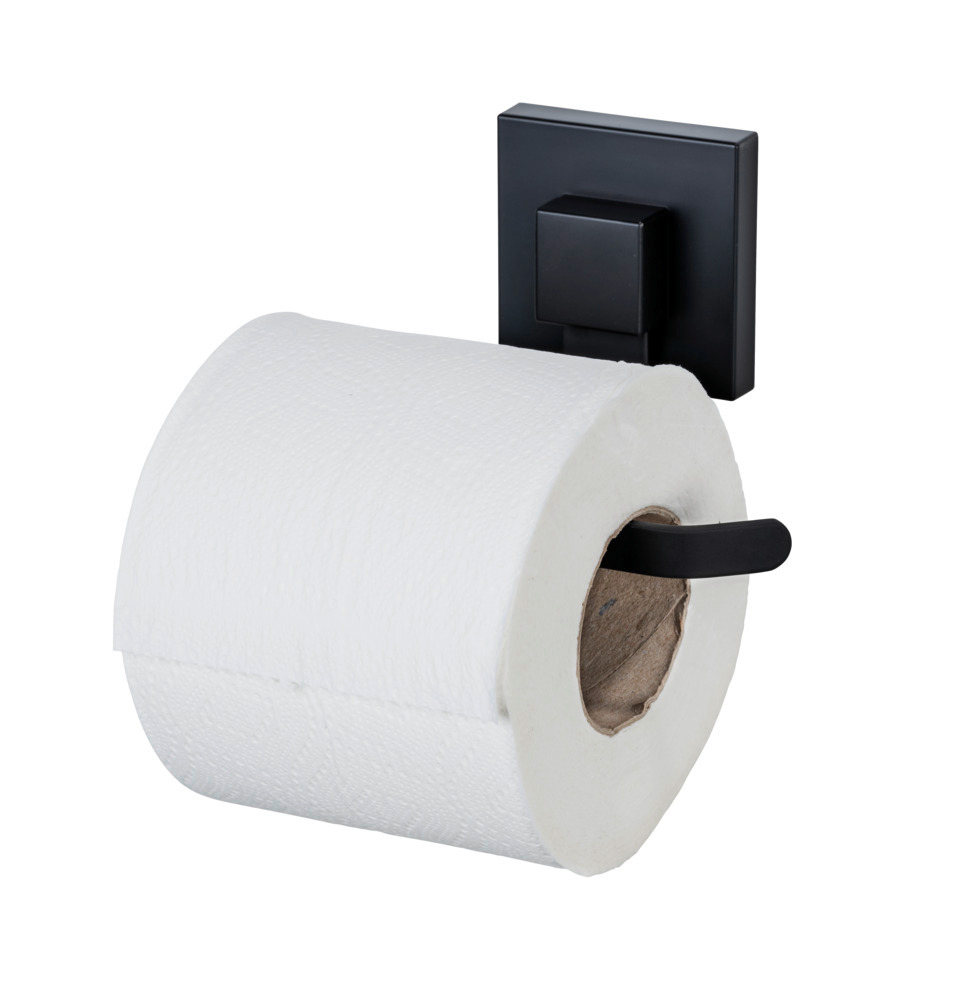 Distributeur de papier toilette Vacuum-Loc® Quadro Noir  Fixer sans percer