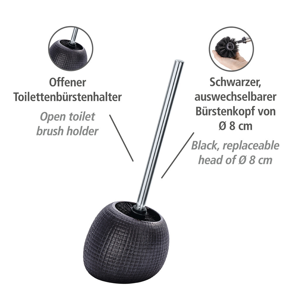 Brosse WC Polaris Jet anthracite  céramique