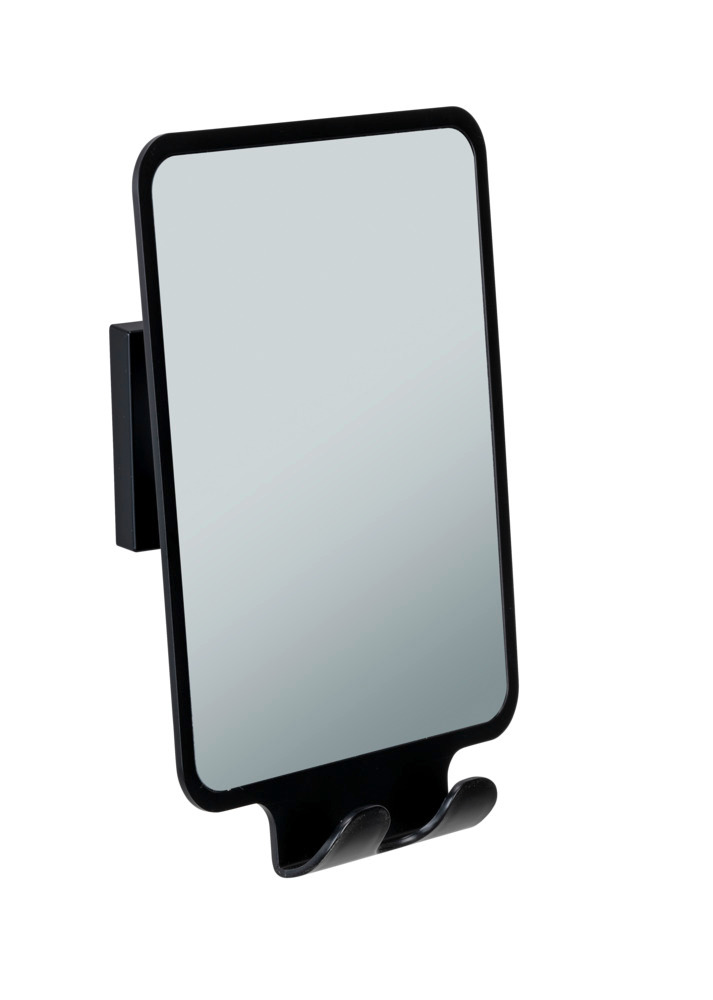 Miroir antibuée Vacuum-Loc® Quadro Noir  Fixer sans percer