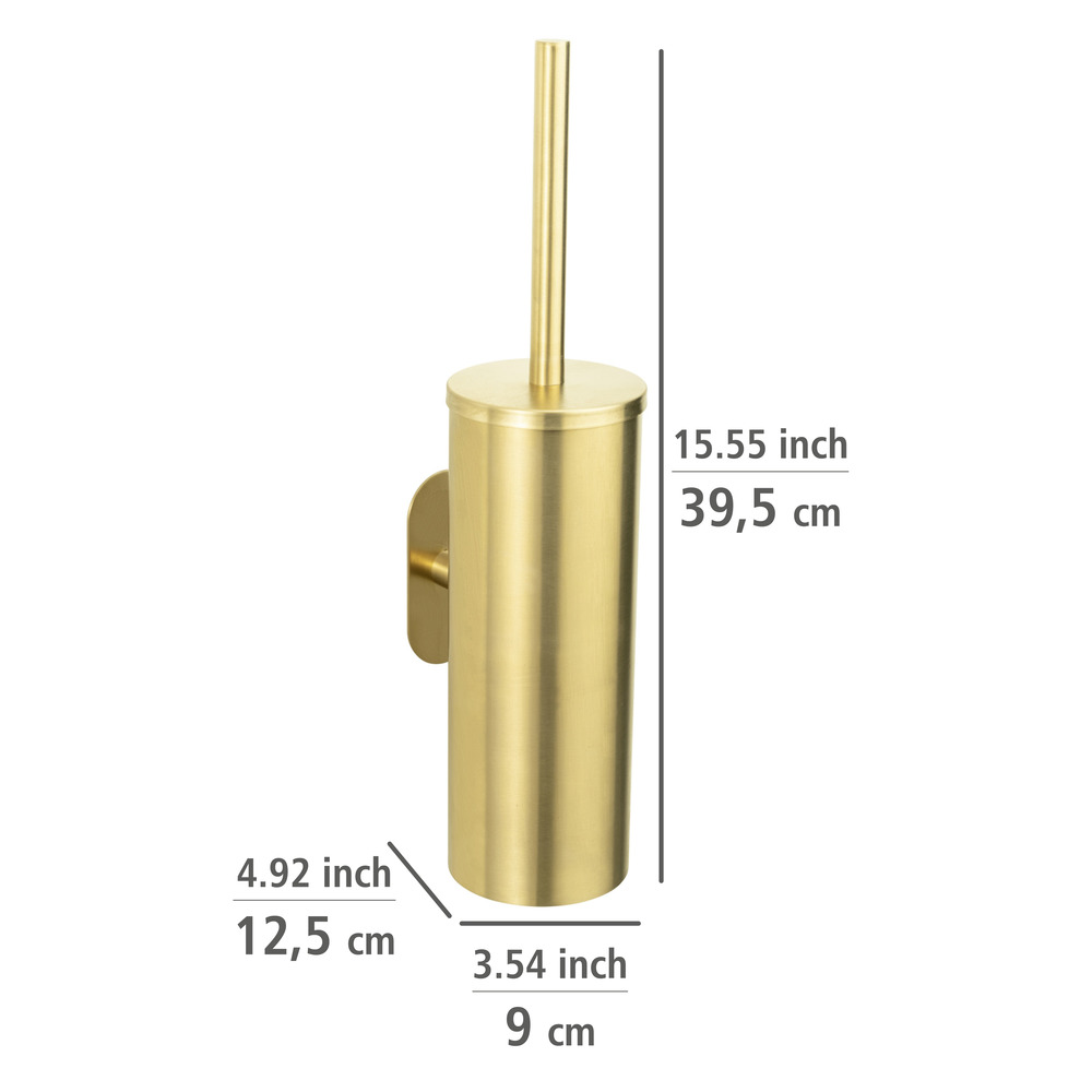 Ensemble de WC Turbo-Loc® Orea doré mat fermé  Fixation sans perçage