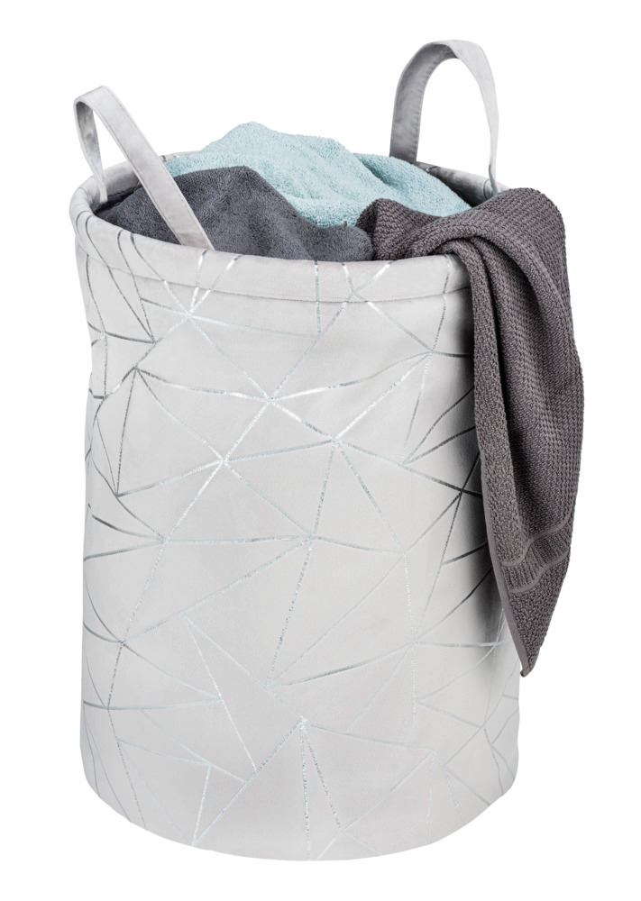 Panier à linge Samira Gris  69 l