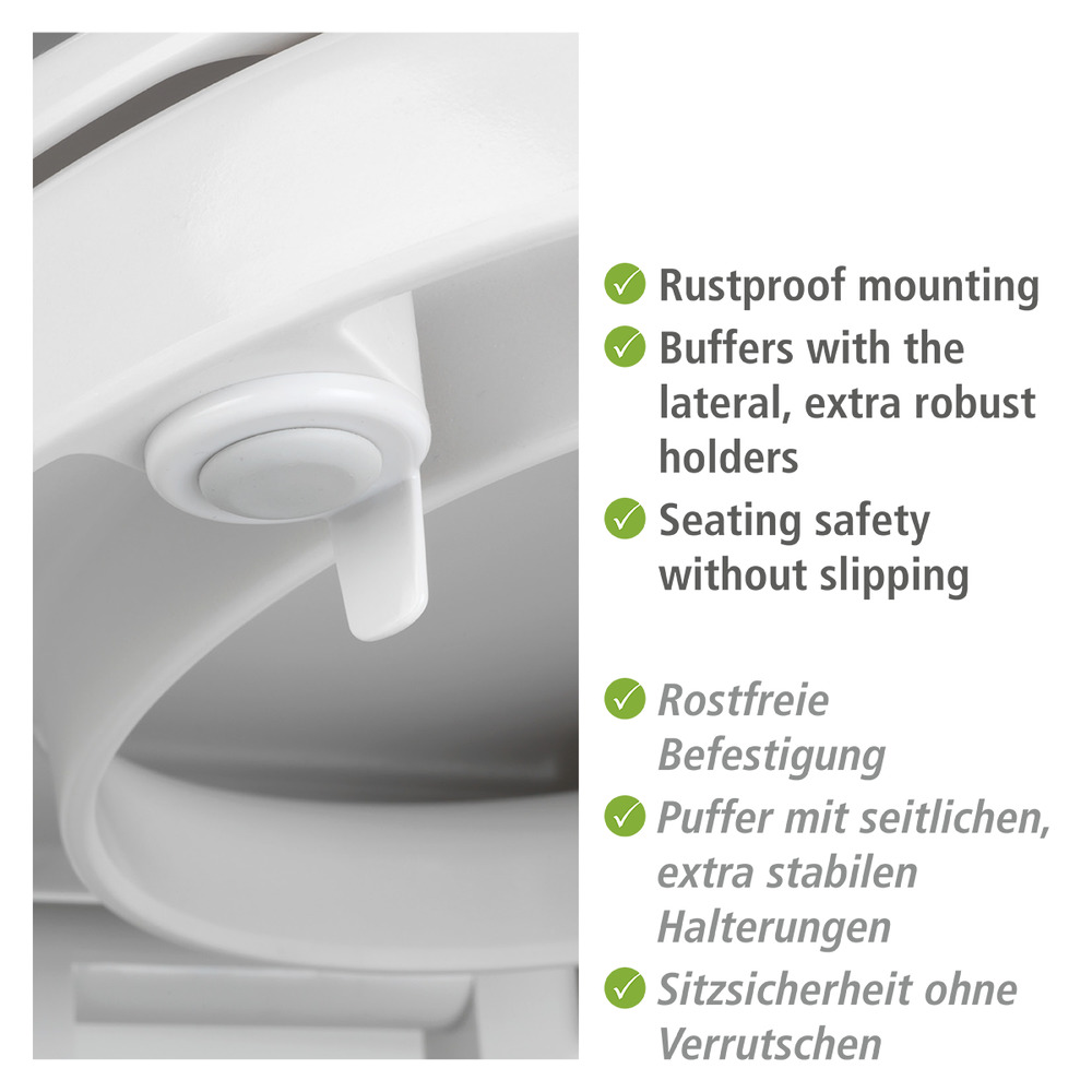 Abattant Secura Easy-Close  abaissement automatique