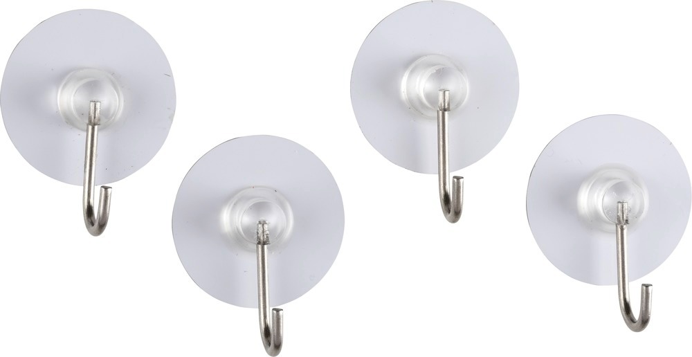 Static-Loc® crochet de nickel blanc  set de 4